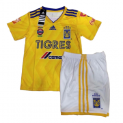 Kids Tigres UANL 2018-19 Home Soccer Shirt With Shorts
