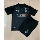 2020-21 Mönchengladbach Kids Away Soccer Kits Shirt With Shorts