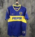 2003-04 Boca Juniors Retro Home Soccer Jersey Shirt