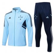 2022-23 Cruzeiro Sky Blue Training Kits Jacket with Pants
