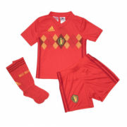Kids Belgium 2018 world cup Home Whole Kits