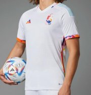 2022 World Cup Belgium Away Soccer Jersey Shirt Player Version