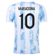 2021 Argentina Home Soccer Jersey Shirt DIEGO MARADONA #10
