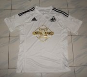 14-15 Swansea City Home White Soccer Jersey