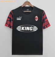 2022-23 AC Milan Football Heritage Black Soccer Jersey Shirt