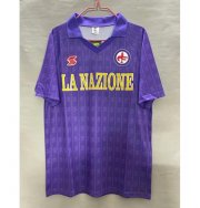 1989-90 Fiorentina Retro Home Soccer Jersey Shirt