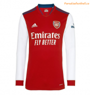 2021-22 Arsenal Long Sleeve Home Soccer Jersey Shirt