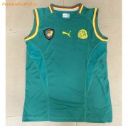 2002 Cameroon Retro Home Soccer Vest Jersey Shirt