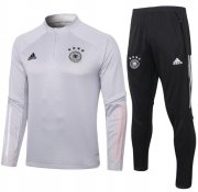 2020 EURO Germany Grey Training Suits Sweatshirt with Trousers