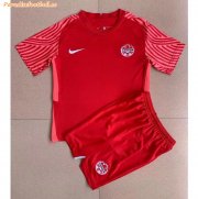 Kids 2022-23 Canada Home Soccer Kits Shirt with Shorts