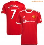 2021-22 Manchester United Home Soccer Jersey Shirt Ronaldo #7