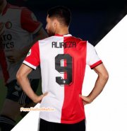 2021-22 Feyenoord Home Soccer Jersey Shirt with Alireza 9 printing