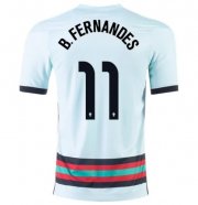 2020 EURO Portugal Away Soccer Jersey Shirt BRUNO FERNANDES #11