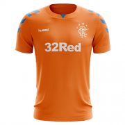 2018-19 Glasgow Rangers Third Away Orange Soccer Jersey Shirt