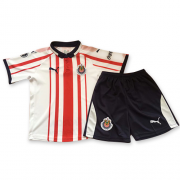 Kids Chivas 2018-19 Home Soccer Shirt With Shorts