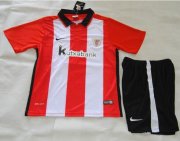 Kids Athletic Bilbao 2015-16 Home Soccer Shirt With Shorts