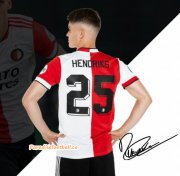 2021-22 Feyenoord Home Soccer Jersey Shirt with Hendriks 25 printing