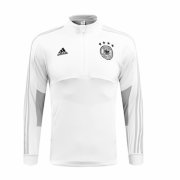 2018 Germany White Zipper Sweat Top Shirt