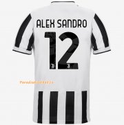 2021-22 Juventus Home Soccer Jersey Shirt with ALEX SANDRO 12 printing