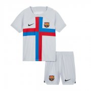 Kids Barcelona 2022-23 Third Away Soccer Kits Shirt With Shorts