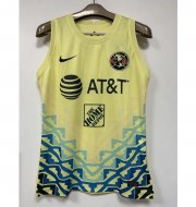 2021-22 Club América Yellow Blue Training Vest Soccer Shirt