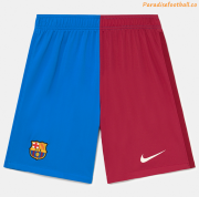 2021-22 Barcelona Home Soccer Shorts