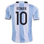 2016 Argentina Roman 10 Home Soccer Jersey