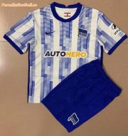 2021-22 Hertha Kids Home Soccer Kits Shirt With Shorts