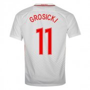 2016 Poland Grosicki 11 Home Soccer Jersey
