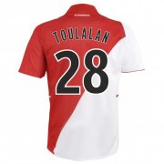 13-14 AS Monaco FC #28 Toulalan Home Soccer Jersey Shirt