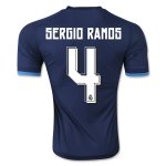 2015-16 Real Madrid SERGIO RAMOS 4 Third Soccer Jersey