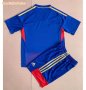 2022-23 Olympique Lyonnais Kids Fourth Away Soccer Kits Shirt with Shorts