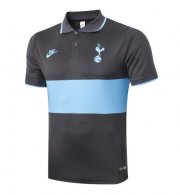 2020-21 Tottenham Hotspur Grey Blue Polo Shirt