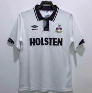 1992-94 Tottenham Hotspur Retro Home White Soccer Jersey Shirt