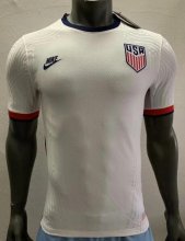 Player Version 2020-21 USA Home Soccer Jersey Shirt