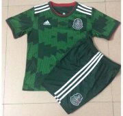 Kids Mexico 2021 Away Soccer Jersey Kit (Shirt + Shorts)