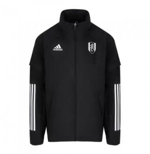 2020-21 Fulham Black Windbreaker Jacket
