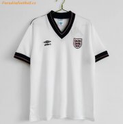 1984-87 England Retro White Home Soccer Jersey Shirt