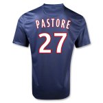 12/13 PSG #27 Pastore Home Soccer Jersey Shirt