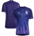 2022 World Cup Argentina Away Soccer Jersey Shirt