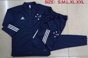 20-21 Cruzeiro Navy Training Kits Jacket with Pants