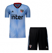 Kids Sao Paulo 2019-20 Third Away Soccer Shirt With Shorts