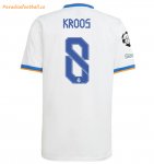 2021-22 Real Madrid Home Soccer Jersey Shirt with TONI KROOS 8 printing