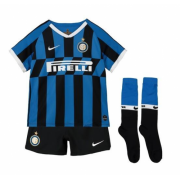 Kids Inter Milan 2019-20 Home Soccer Whole Kit (Shirt + Shorts + Socks)