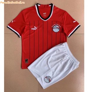 Kids 2022 World Cup Egypt Home Soccer Kits Shirt With Shorts