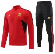 2022-23 Flamengo Red Training Kits Sweatshirt with Pants