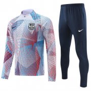 2022-23 Barcelona Blue Red Training Kits Sweatshirt with Pants