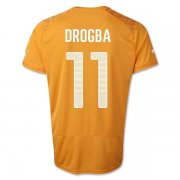 14-15 Ivory Coast Home DROGBA Soccer Jersey