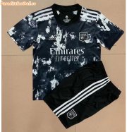 2021-22 Olympique Lyonnais Kids Third Away Soccer Kits Shirt with Shorts
