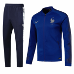 2018 World Cup France Blue Jacket Training Suit